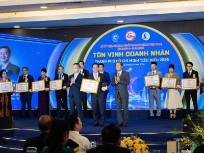 CH&Uacute;C MỪNG VINA T&T GROUP ĐẠT DANH HIỆU DOANH NGHIỆP & DOANH NH&Acirc;N TP.HCM TI&Ecirc;U BIỂU NĂM 2026