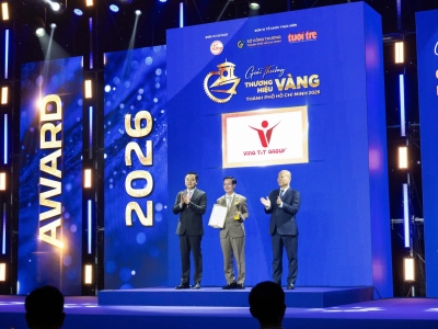CH&Uacute;C MỪNG VINA T&T GROUP ĐẠT GIẢI THƯỞNG &ldquo;THƯƠNG HIỆU V&Agrave;NG TP.HCM&rdquo; LẦN THỨ 6 - NĂM 2026 ️