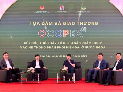 ROUNDTABLE ON CONNECTING AND PROMOTING OCOP PRODUCT DISTRIBUTION IN MODERN OVERSEAS MARKETS